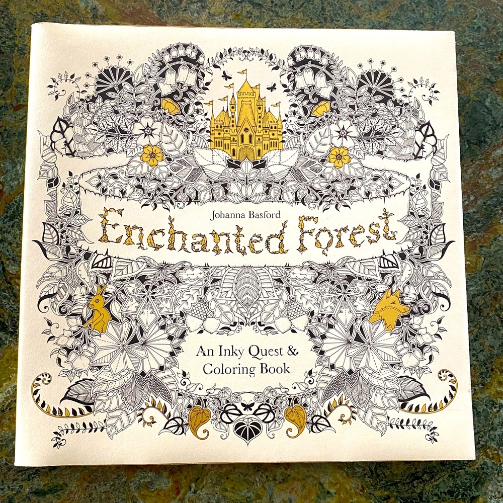 Johanna Basford Enchanted Forest coloring book